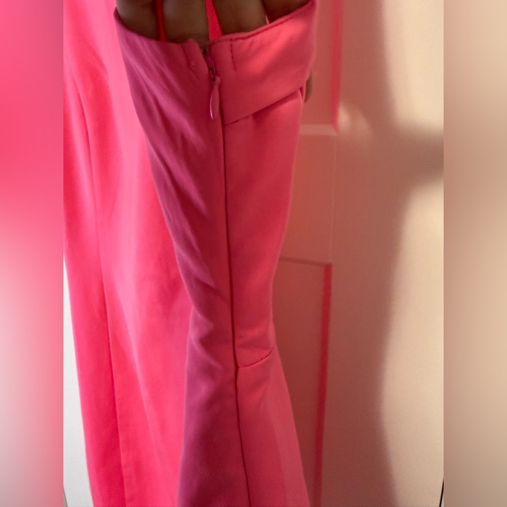Endless Rose Vibrant Pink Mini Dress Size Large - Picture 3 of 8